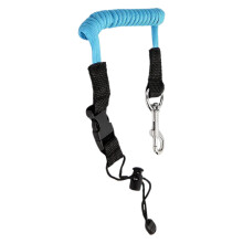 Kayak Paddle Leash with Quick Buckle, NonSlip Strap for Fishing Canoeing, Blue, Freshwater Saltwater Ready