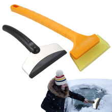 Car Snow Brush and Ice Scraper for Windshield, Driveway, Trucks, Home Parking, Winter Commute