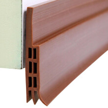 39 Inch Door Draft Stopper Adhesive Under Door Seal Strip Noise Reduction Weatherproof Brown