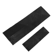 2 pièces de cuillères plates 3 en 1, grandes et petites, noires