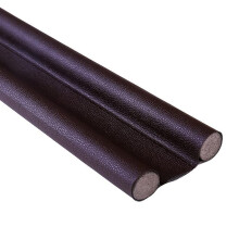 Door Draft Stopper Sweep Under Door Soundproof Seal Energy Saving AllSeason Dark Coffee