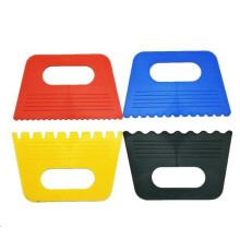 Art Texture Tools Paint Scraper Set with 4 Colors for MultiTexture DIY Painting and Plaster