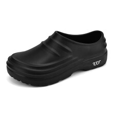 Non Slip Kitchen Shoes Waterproof Oil Resistant Chef Clogs with Anti Slip Sole Black 6 UK Men 6.5 Women