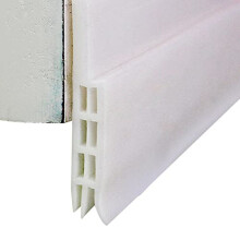 Self Adhesive Door Draft Stopper 1m White Noise Reduction Weatherproof Seal Strong Adhesive Strip
