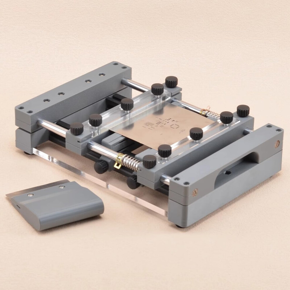 Manual Pcb Solder Paste Stencil Printer, 80Mm Scraper, Precision Printing For Smt Assembly 9164114408013