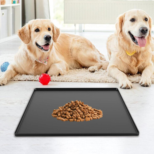 Mini Fridge Mat 60x60cm Silicone Spill Tray Waterproof Washing Machine Floor Protector 1