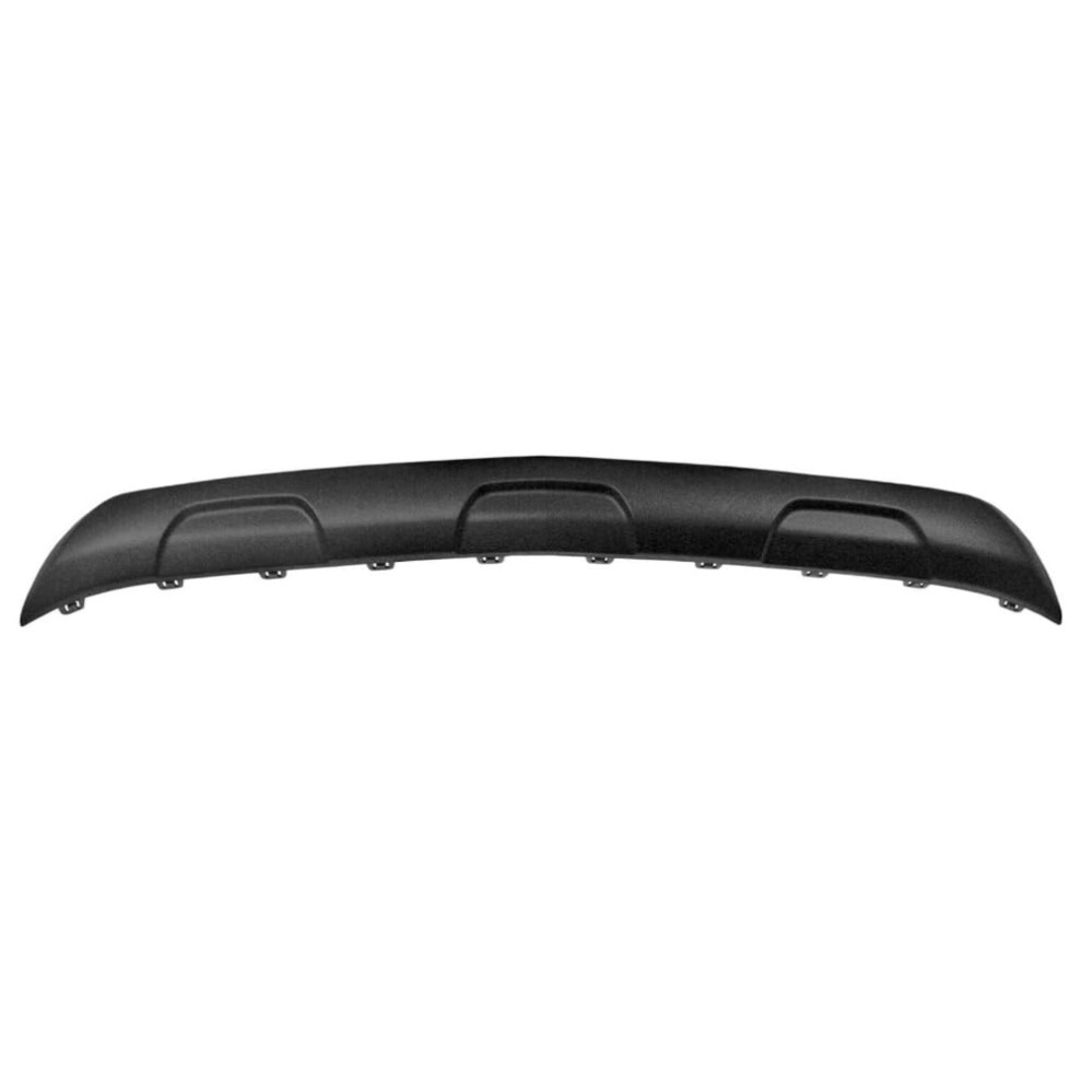 Front Bumper Valance With Lower Skid Plate, Textured Plastic For Chevy Trax 20172022 Black 9365369585812