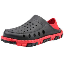 Men's Garden Clogs Slip On Sandals Lightweight EVA Breathable Mesh Slip Resistant Size 612 Black