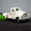 Modèle de pickup en étain blanc - 20  9  8 cm 4