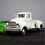 Modèle de pickup en étain blanc - 20  9  8 cm 8
