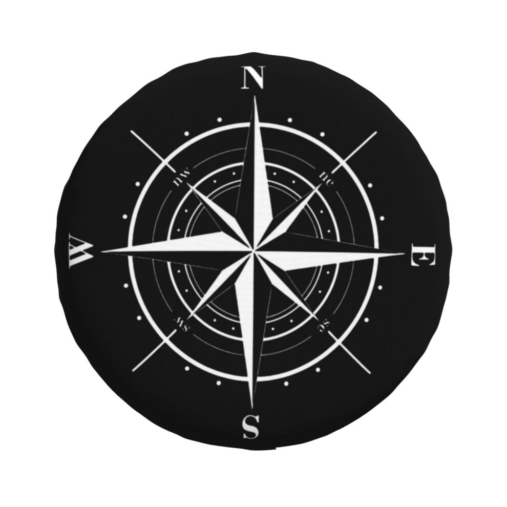 Spare Tire Cover Waterproof Compass Design For Trailer Rv Suv 1417 Inch Weatherproof Protector 9365369586284
