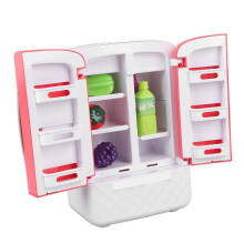 Kinder Mini-Kühlschrank Spielzeug – Pantomimen-Spiele Kleingerät aus Kunststoff, 15 cm