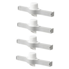 4pcs Food Bag Clips with Strong Grip Seal Keeps Food Fresh Fits Multiple Bag Types Snack Sealers