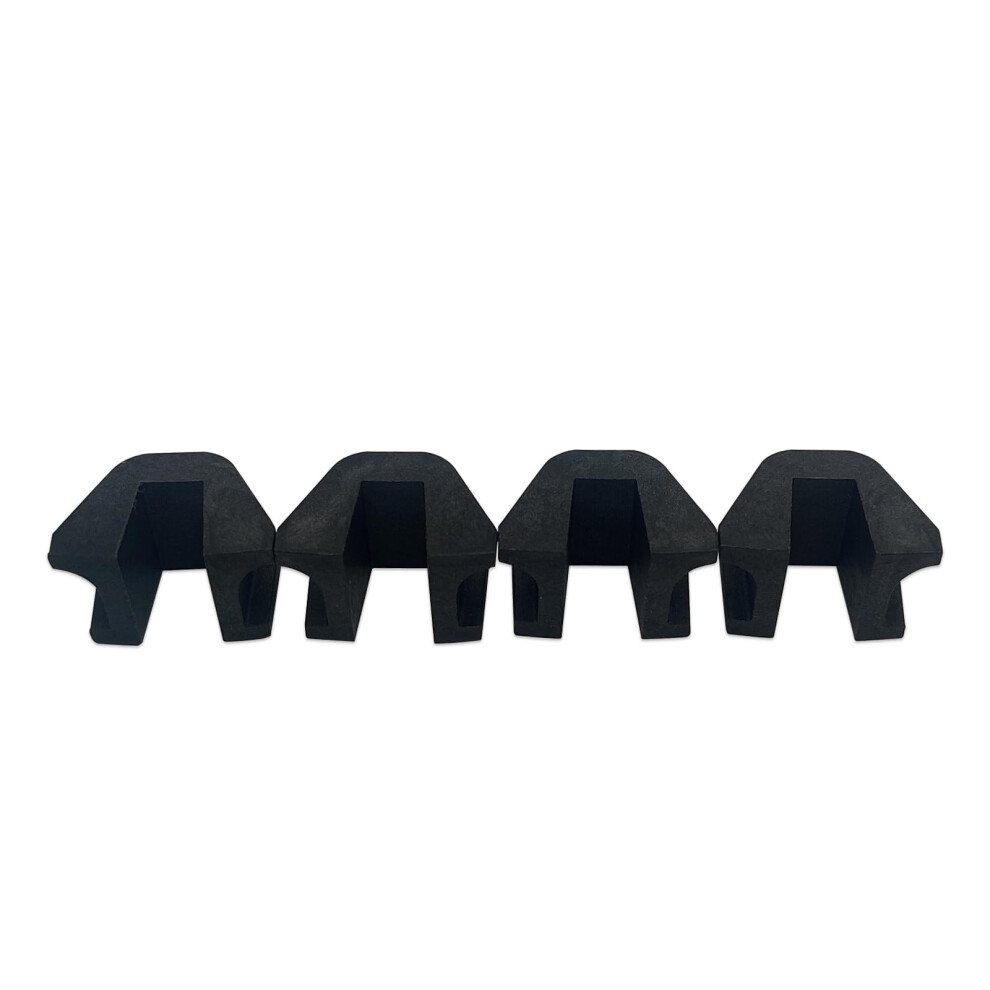 4Pcs Atv Utv Rubber Cushion Slider For Hs 500 700 Vibration Reduction And Ride Stability 9164114409843