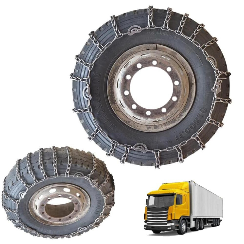 Truck Tire Chains 9Mm Twisted Link Heavy Duty Traction With Cam Tensioning For Semi Trucks 12.0020 9164114410979