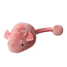 Interactive Cat Toy with Glowing Mouse, Realistic Sounds and Elastic Chew for Indoor Kittens