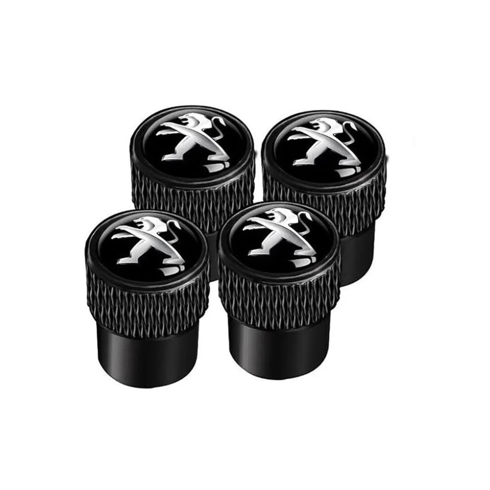 4 Pcs Car Tire Valve Stem Caps For Peugeot 508 Rxh 20112014, Leakproof Corrosionresistant 9365369588196