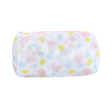 Set of 6 Mesh Laundry Bags with Zipper for Washing Machine, Durable Wash Nets for Clothes and Delicates, White 35x20cm