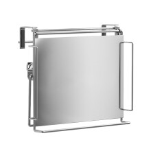 Foldable Stainless Steel Worktop Organizer Shelf, Adjustable SpaceSaving Kitchen Storage Stand for Home