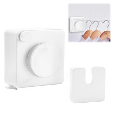 Retractable Clothesline 4.8m Stainless Steel No Sag Wall Mounted Design for Balcony and Bathroom