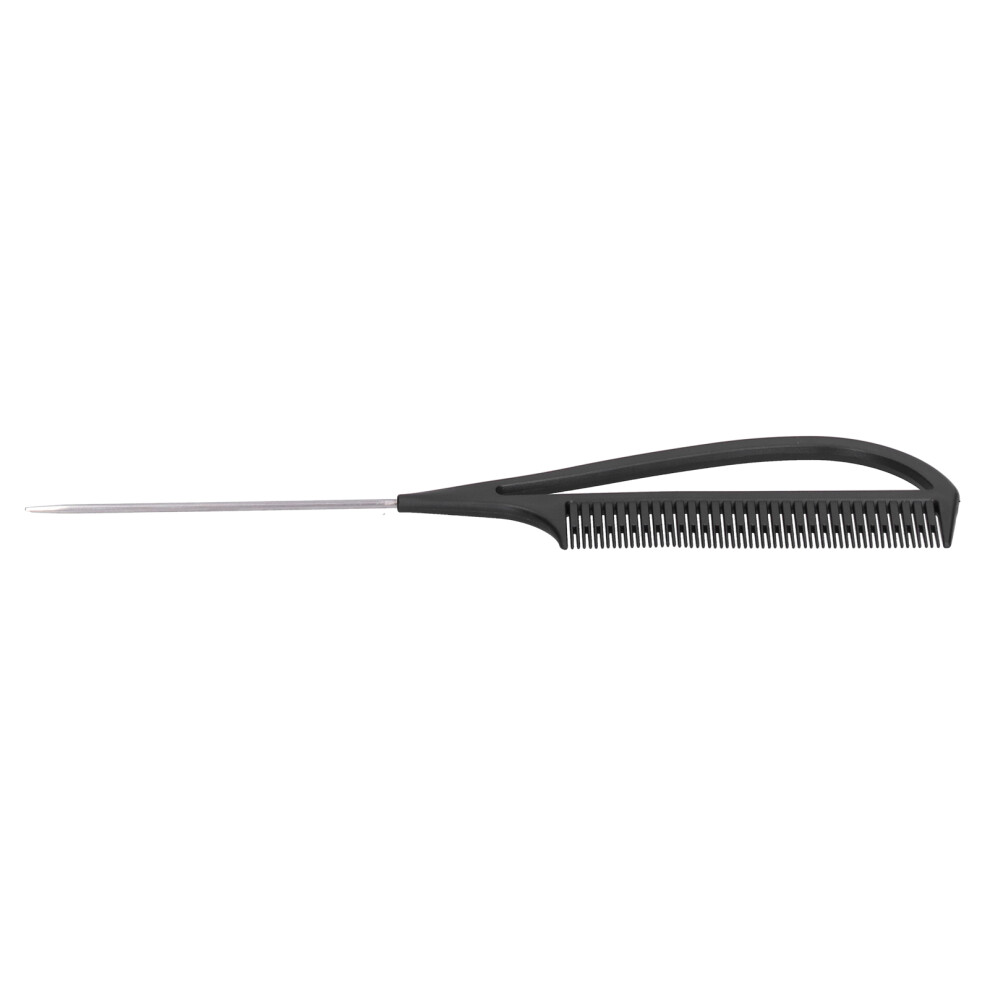 AntiStatic Hair Highlighting Tail Comb - 24.2cm, Black, Salon & Home