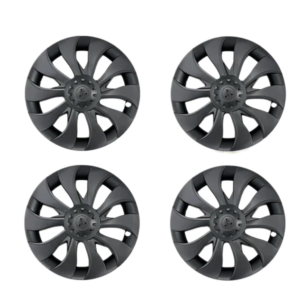 Hub Caps 18 Inch Gun Wheel Covers For Tesla Model 3 20202023 Turbine Design Scratch Protection Grey 9164114416179