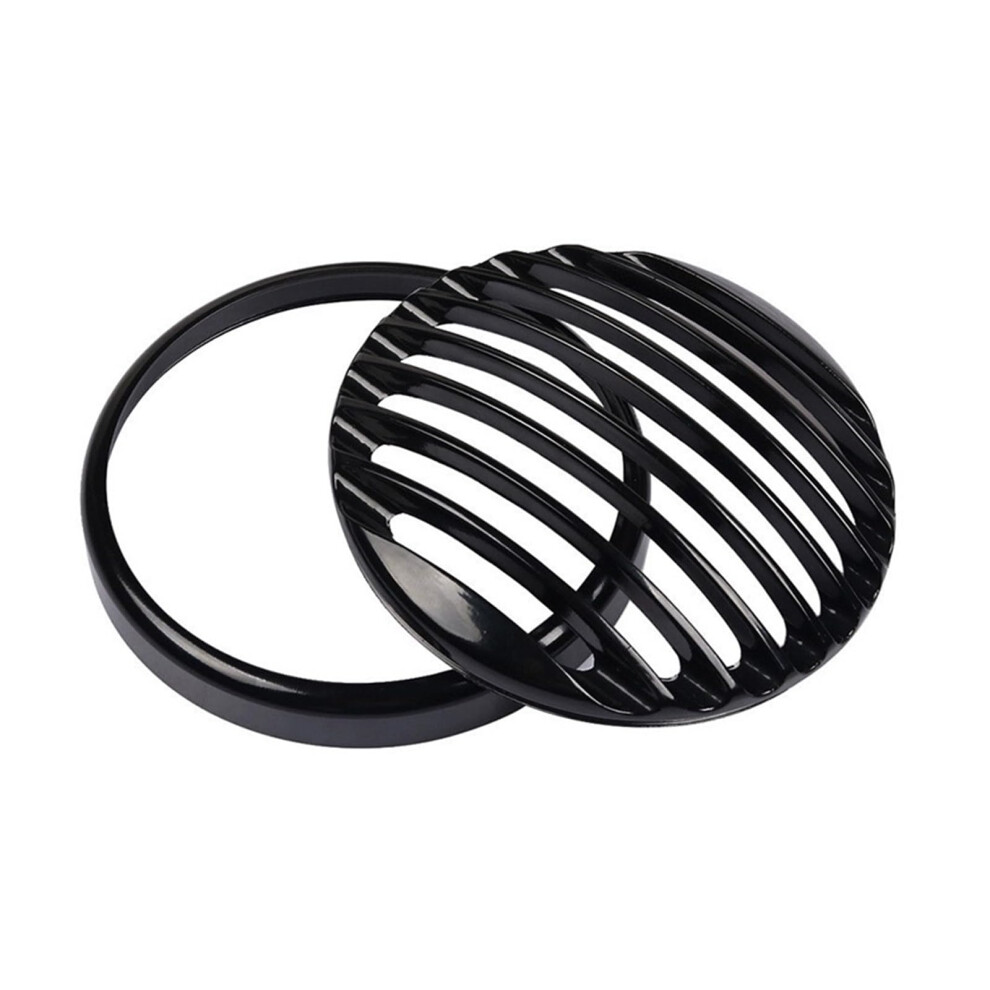 Motorcycle Headlight Grill Cover For Sportster Xl883 Xl1200 Iron 883 1200C 2004Up Black 9174973728993