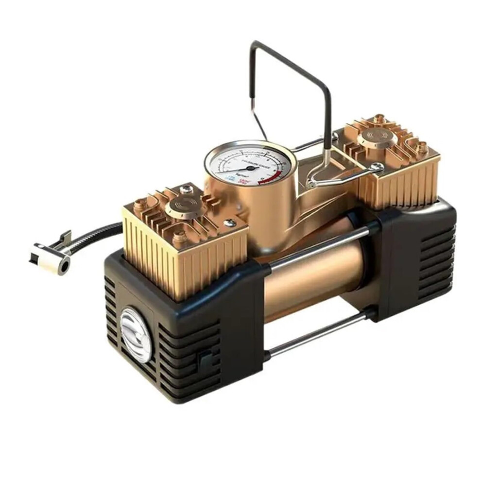 Portable Tire Inflator Car Air Compressor With Auto Stop Pressure Control For Roadside Emergency 9164114417374
