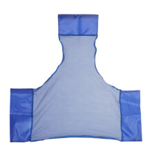 Pool Float Chair Mesh Seat for Adults and Kids, Ergonomic Water Hammock Lounge, Trilateral Blue