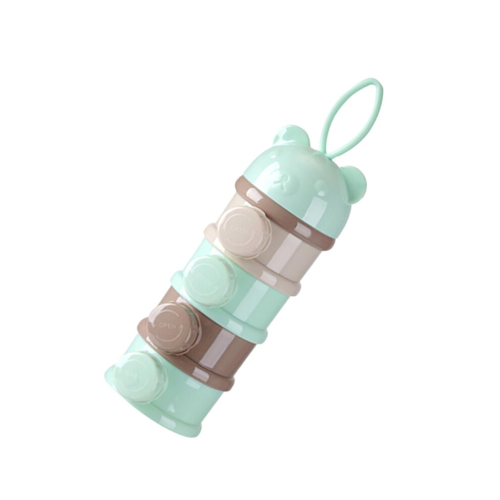 Baby Formula Dispenser 4 Layer Stackable Milk Powder Container with LeakResistant Seal for Travel