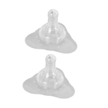 Silicone Nipple Shield Breastfeeding Protector with Ergonomic Design and Steady Milk Flow 2pcs