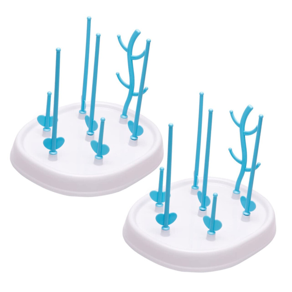 Baby Bottle Drying Rack with Drainage Tray, Detachable Design for Multiple Feeding Bottles