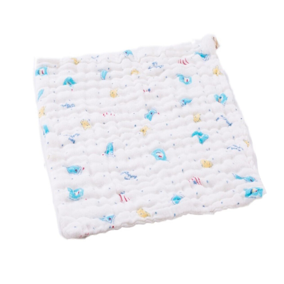 Baby Muslin Washcloths 6 Layer Pure Cotton Gauze Handkerchiefs Soft Square Towels for Infants