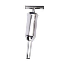 Stainless Steel Sausage Stuffer Tube Manual Meat Filler Tool for Home Kitchen Safe Durable Design