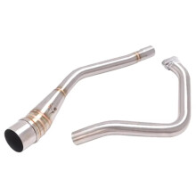 SlipOn Motorcycle Exhaust, Stainless Steel Front Link Pipe for Enhanced Performance for Yamaha Y16ZR