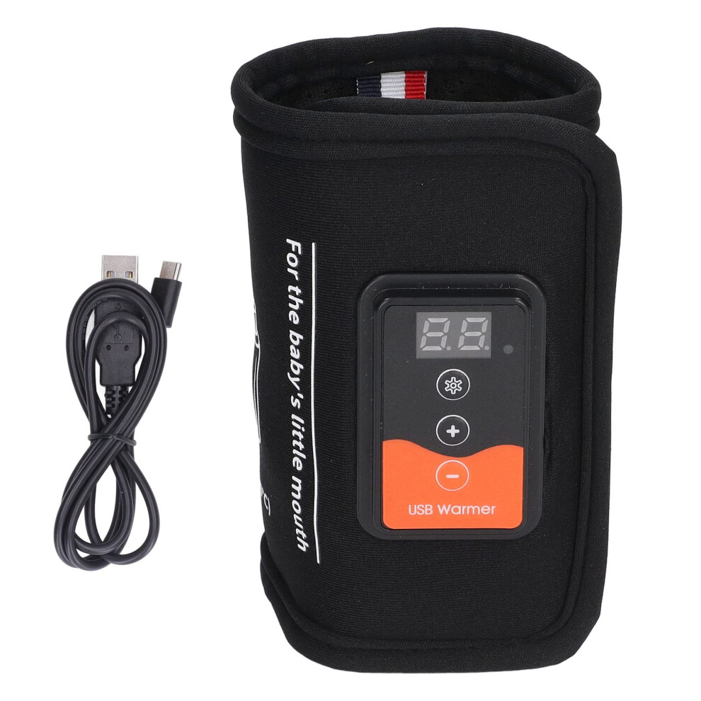USB Bottle Warmer with Fast Even Heating, Constant Temperature Control, USB TypeC for Home and Car