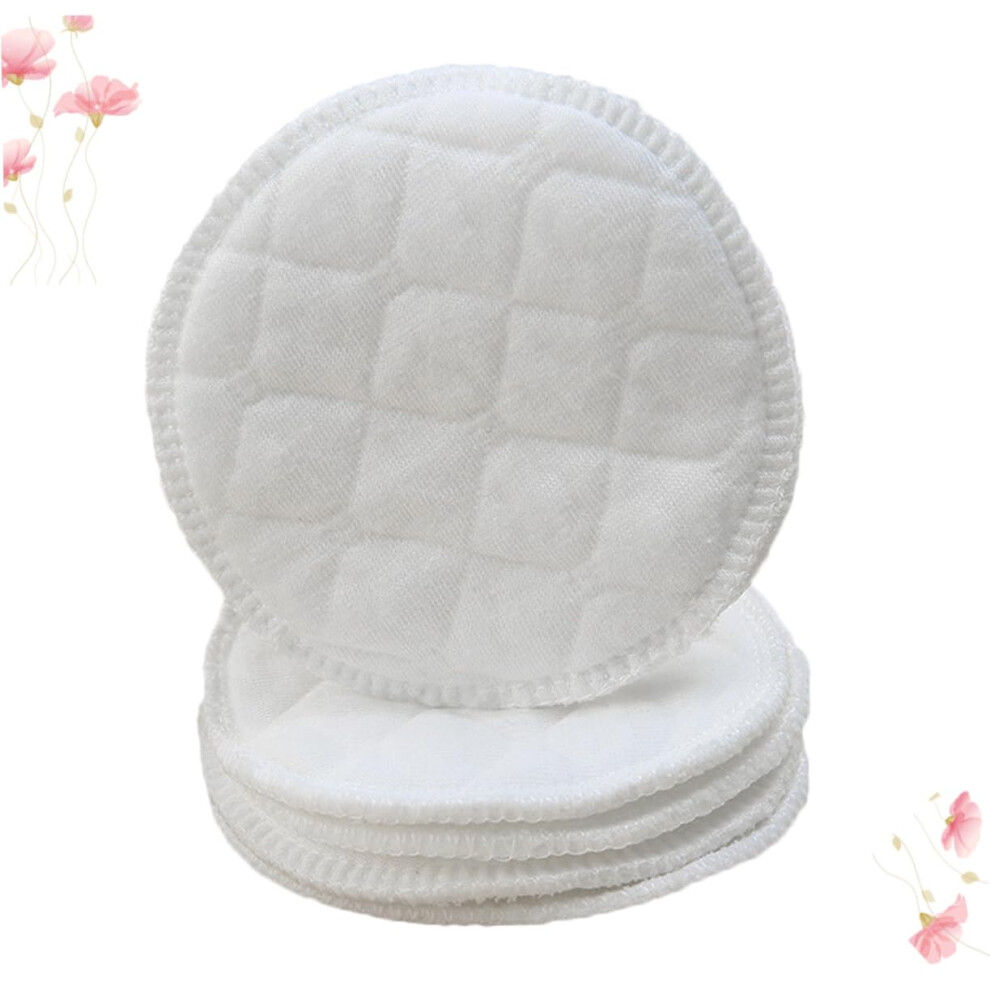 Washable Reusable Nursing Breast Pads Soft ThreeLayer Absorbent for Leak Protection Postpartum