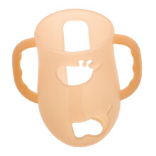 Baby Bottle Handle Silicone Grip for Wide Neck Bottles Ergonomic NonSlip Holder Universal Fit