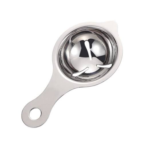 Stainless Steel Egg Separator for Baking, No Mess Yolk Separation, Fits Multiple Bowl Sizes 1