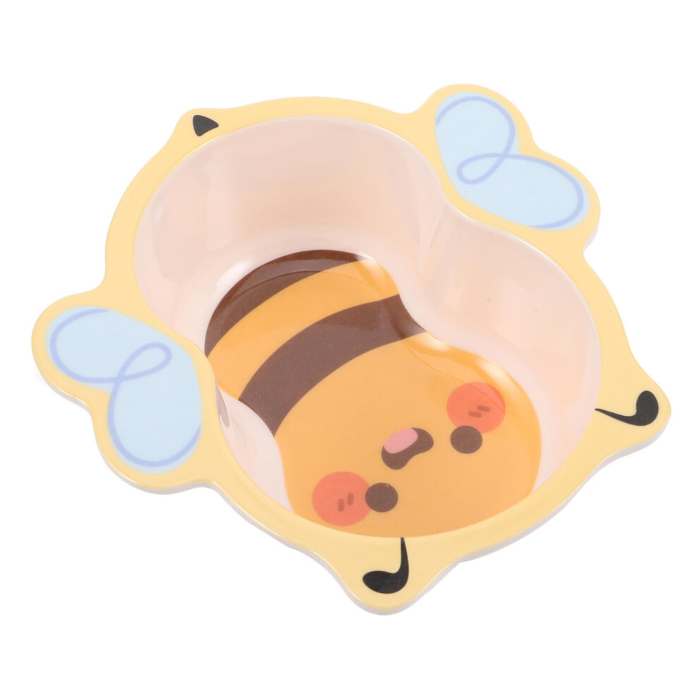 Melamine Serving Bowl Bee Shaped Decorative Dinnerware for Kids Snacks and Everyday Meals