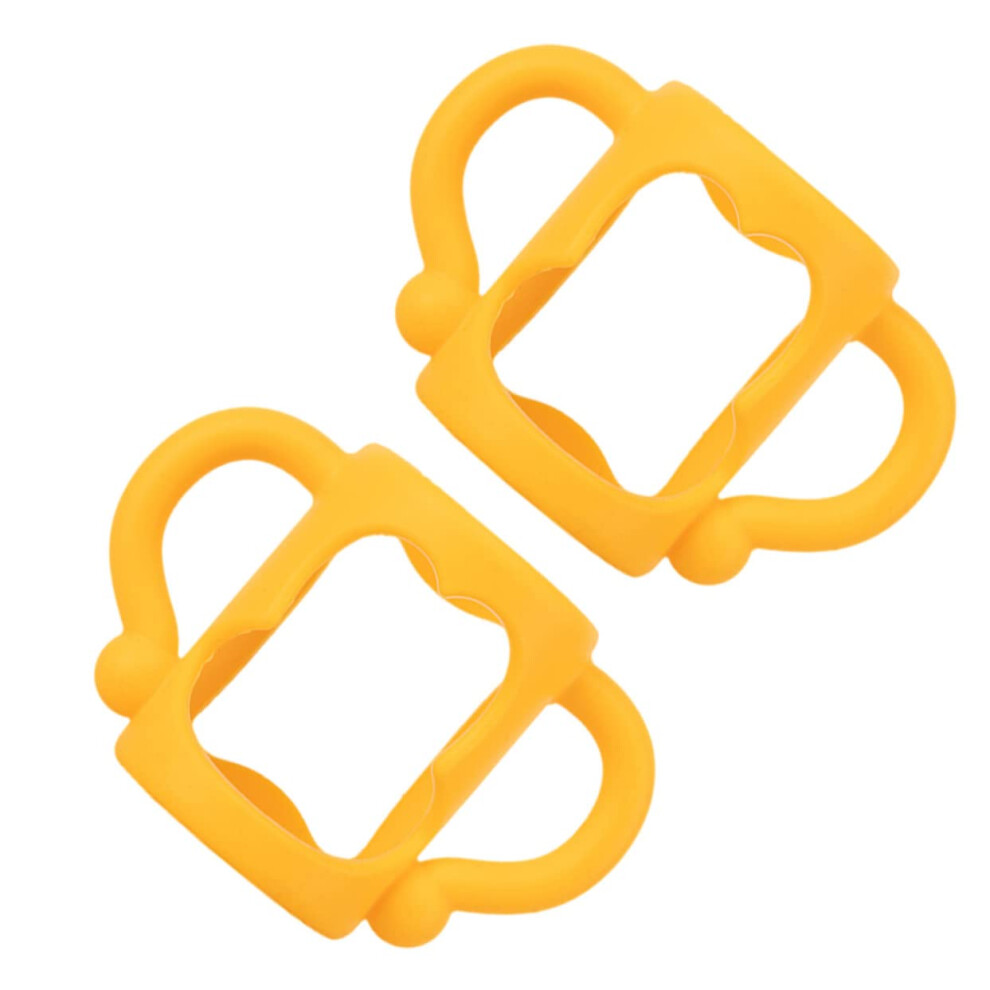 Silicone Bottle Handle 2pcs Ergonomic NonSlip Grip Universal Fit for Wide and Narrow Neck Baby Bottles
