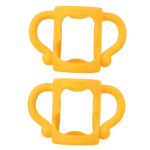 2pcs Universal Silicone Baby Bottle Handle with Ergonomic NonSlip Grip and Durable TearResistant Material