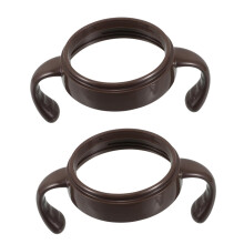 Baby Bottle Handle Replacement with Ergonomic Grip for Wide Neck Bottles, 2pcs Durable Holder