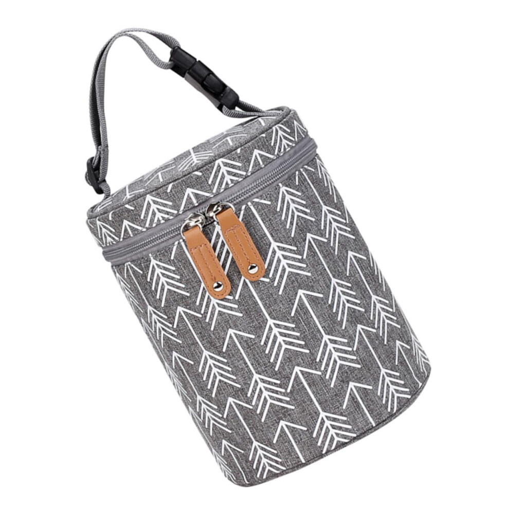 Insulated Bottle Bag with Temperature Lock for Travel Breast Milk Storage and Stroller Attachment