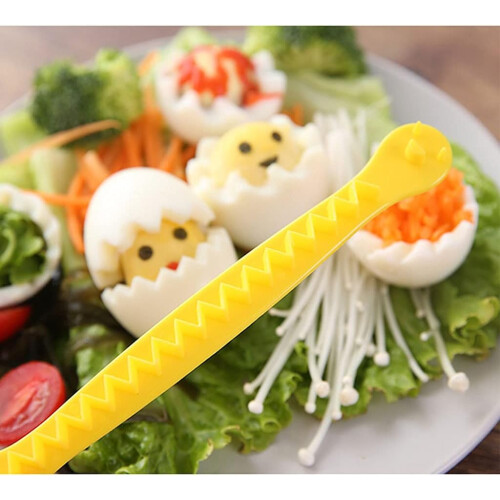 Stainless Steel Egg Piercer Tool with SpringLoaded Design to Prevent Eggshell Cracking  Blue 1