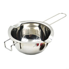 Chocolate Melting Pot 600ml Stainless Steel Double Boiler for Baking Candy Fondue and Fast Heating
