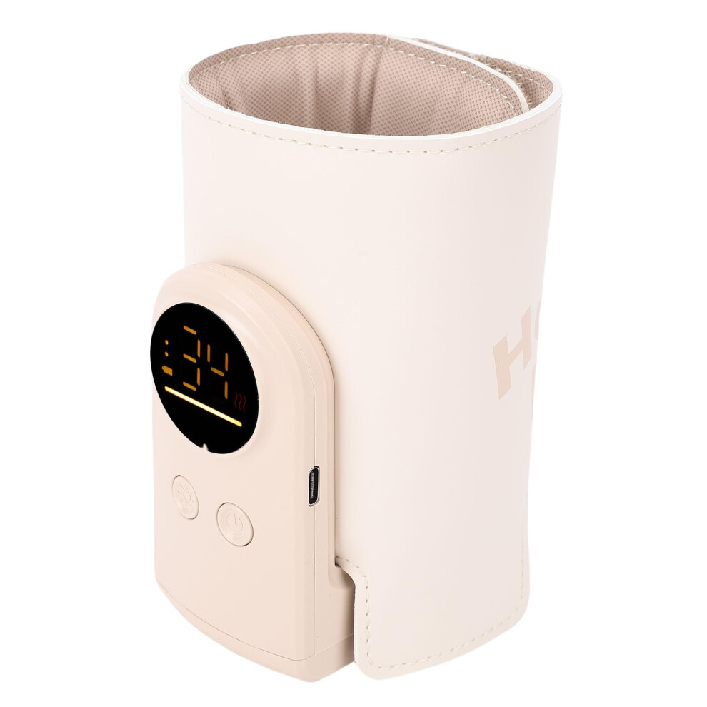 Portable Bottle Warmer with 8000mAh Battery, USB Rechargeable Cordless Baby Milk Warmer for Travel