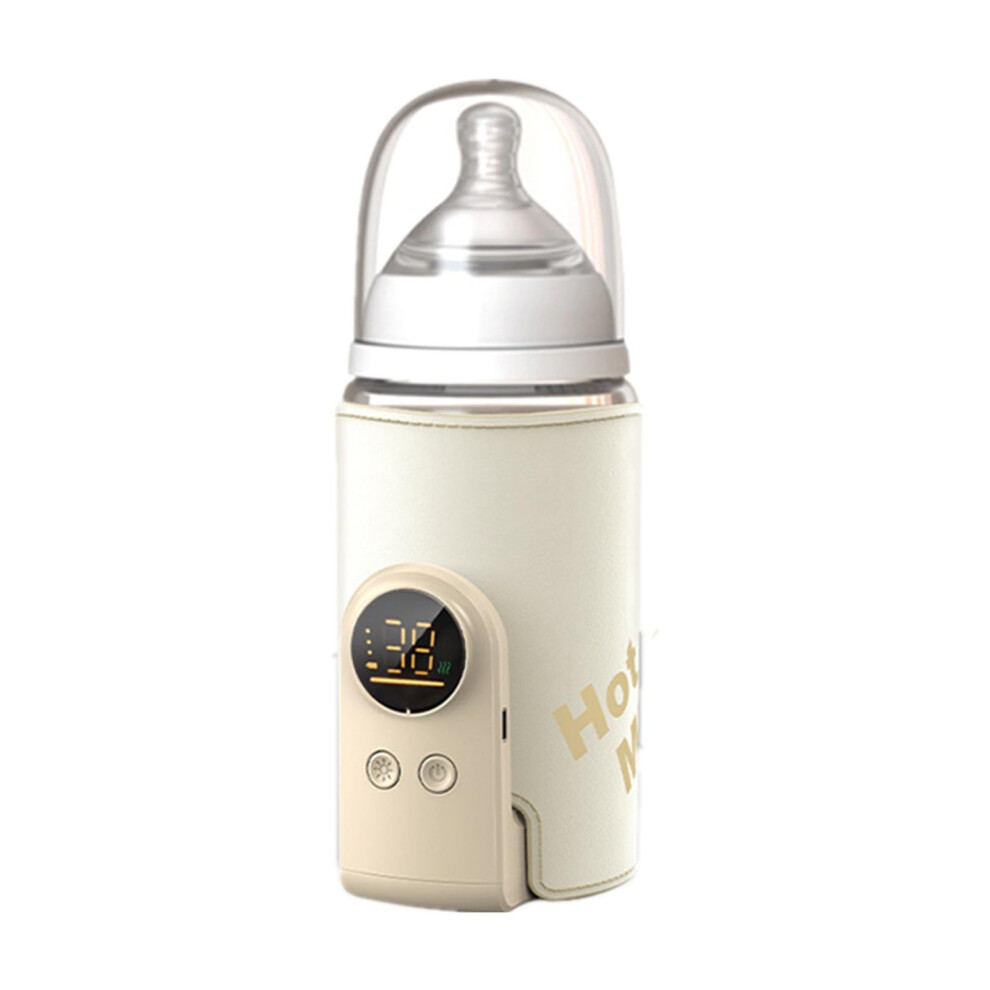Portable Baby Bottle Warmer USBC Rechargeable Fast Heating Cordless Travel Milk Warmer 8000mAh