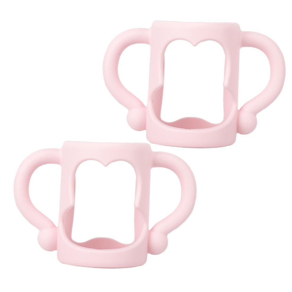 Baby Bottle Handle 2pcs Silicone Grip Ergonomic Comfort for Sippy Cup Infant Feeding