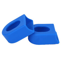 MTB Crank Boots Shock Absorbing Bike Crank Arm Protector Sleeves Set Durable Pedal Covers Blue